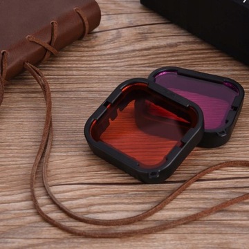 Красные и пурпурные фильтры для воды Telesin для спортивной камеры GoPro Hero 8