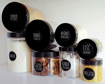 Этикетки для специй 3,5 см 108 шт. пустые НАКЛЕЙКИ 30 шт. маркер БЕЛЫЙ