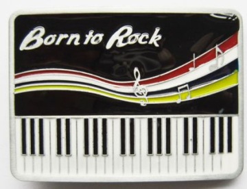 BORN TO ROCK organy muzyka klamra spinka do pasa