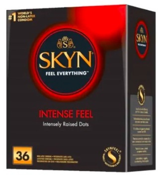 SKYN INTENSE FEEL prezerwatywy z wypustkami 36 szt