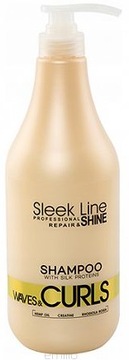 Stapiz Szampon SLEEK LINE Waves & Curls 1000ml