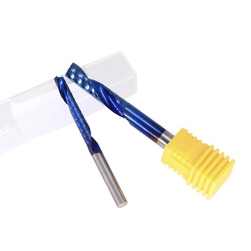 Frez jednopiórowy Prosty 4mm x 12mm Węglik