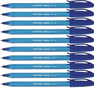 Długopis INKJOY Paper Mate 100 M niebieski x 10 SZT