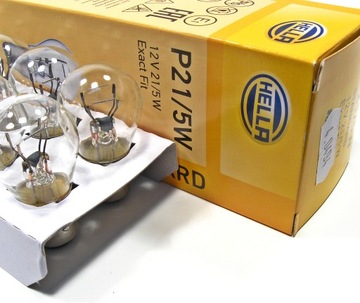 Żarówka 21/5W 12V - P21/5W BAY15d Hella
