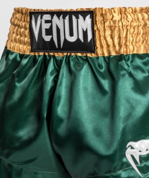 Классические шорты Venum Muay Thai, зеленый/золотой/белый M