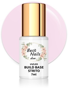 BEST NAILS LUX BUILD BASE STRITO UV/LED RÓŻOWA BAZA BUDUJĄCA 7ML