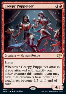 Karta MTG Creepy Puppeteer