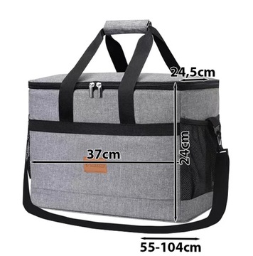 СУМКА ДЛЯ ХОЛОДИЛЬНИКА ДЛЯ ТУРИСТИЧЕСКОГО ПИКНИКА 20 Л + НАБОР 2 МОРОЗИЛЬНЫХ ВСТАВКИ