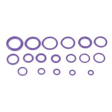 НАБОР УПЛОТНИТЕЛЬНЫХ КОЛЬЦЕВ HNBR ДЛЯ КОНДИЦИОНЕРА ВОЗДУХА 270 ШТ. ПУРПУРНЫЙ R-134A