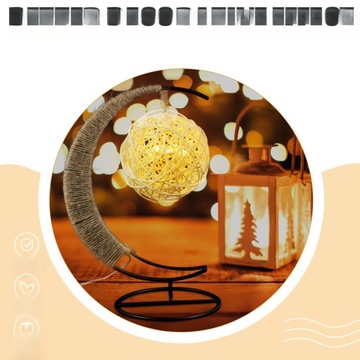 LAMPA DO SYPIALNI MOON TAKRAW LANTERN DECOR