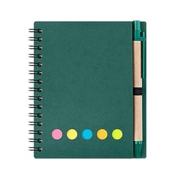 Kisdo Lined Spiral Notebook Kraft Paper Cover