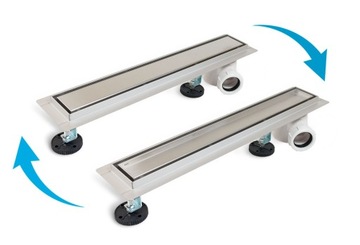 Odpływ liniowy Balneo Boczny Obrotowy syfon 60cm