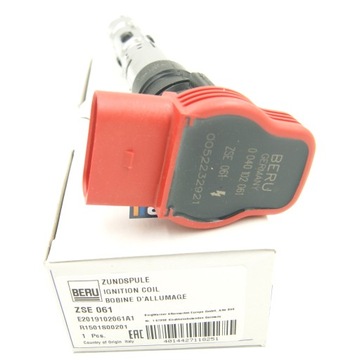 BERU CÍVKA ZAPALOVACÍ DO AUDI A4 S4 B6 B7 A6 C6 A8 D3 3.7 4.2