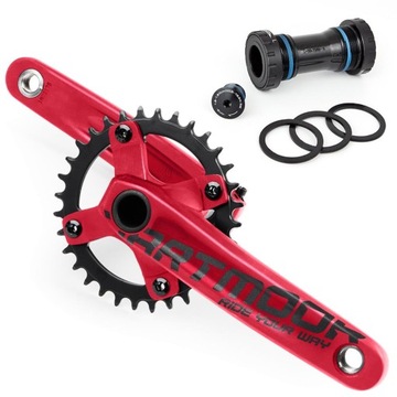 Mechanizm korbowy Dartmoor Rock v.2 narrow-wide 32 175mm suport Samox
