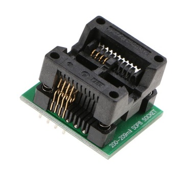 Адаптер программатора SOIC8 SOP8-DIP8 2x208MIL