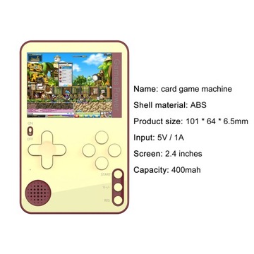 Игровая консоль K10 Ультратонкая встроенная мини-игра на 500 игр