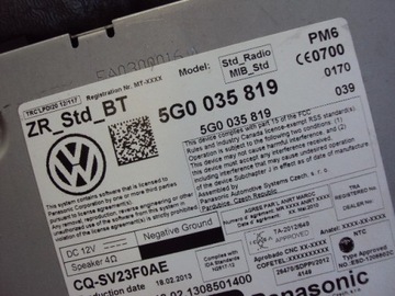 MMI READER VW GOLF VII НАВИГАЦИЯ
