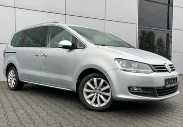 Volkswagen Sharan II Van Facelifting 2.0 TDI SCR 150KM 2017 Volkswagen Sharan 7 miejsc Automat Parktronic Alcantara Tempomat Grza, zdjęcie 5