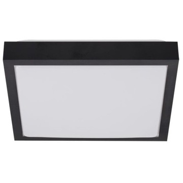PLAFON ŁAZIENKOWY LED 24W IP44 LAMPA DO ŁAZIENKI PLAFONIERA CZARNA OBRĘCZ
