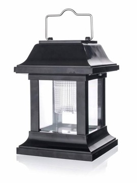 LAMPA SOLARNA LATARENKA CZARNA