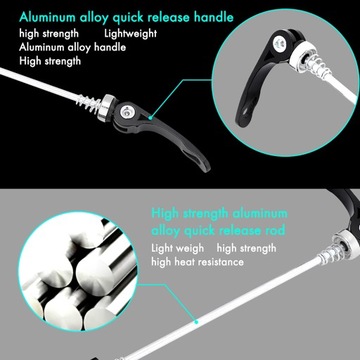 ЗАЖИМЫ СТУПИЦЫ БЫСТРОРАЗЪЕМНЫЕ ПЕРЕДНЯЯ + ЗАДНЯЯ КОМПЛЕКТ