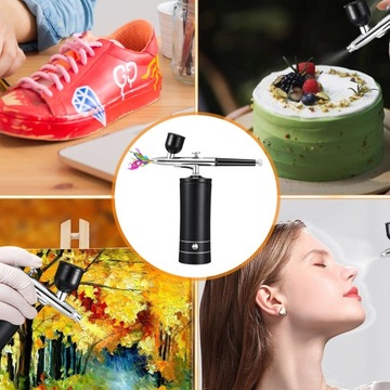 Электрический аэрограф-пистолет для нанесения аэрографа на ногти