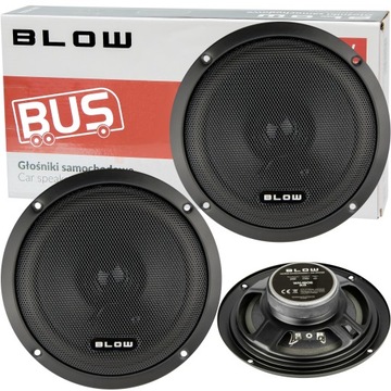 2x MOCNE GŁOŚNIKI SAMOCHODOWE 100W 6,5