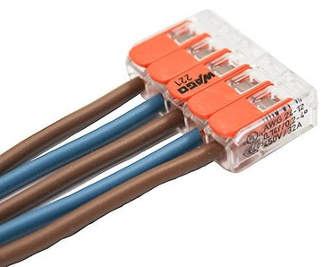 Быстроразъемный разъем Wago 221-415 0,2-4 мм²/5, 1 шт. 221-415