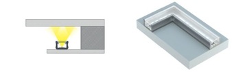 PROFIL ALUMINIOWY X ANODOWANY 2M DO TAŚM LED