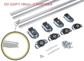 System do drzwi przesuwnych w szafach ATU 1800