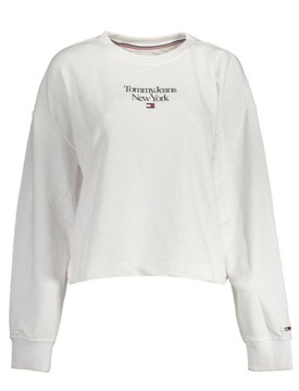 Bluza damska Tommy Jeans DW0DW14851 Biały roz. L