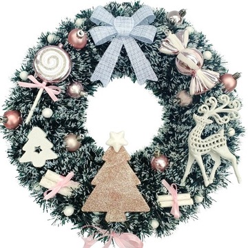 БЕЛОЕ РОЖДЕСТВО СОЗДАЕМ, ПОДСВЕТЕННОЕ, ПОЛЬСКОЕ РУКОДЕЛИЕ