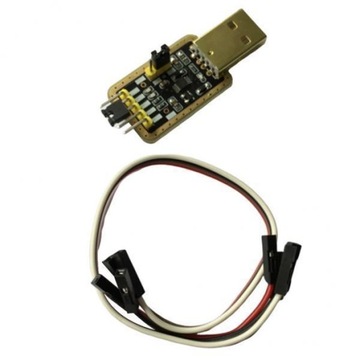 Konwerter 4x3.3V 5V USB na TTL CH340G UART 4 szt