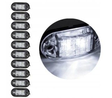 Lampy obrysówki diodowe 2 LED 10szt