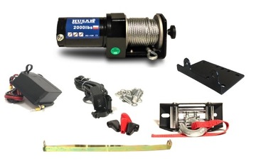 Электрическая тросовая лебедка Quad ATV 907 кг