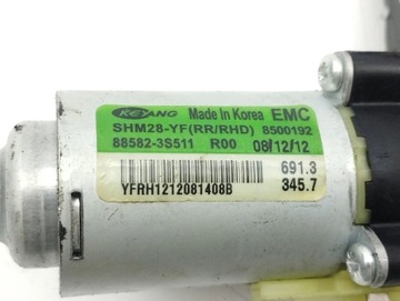 HYUNDAI SANTA FE 2013 PŘEDNÍ STRANA PRAVÁ MOTOREK REGULACE SEDADLA