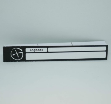 Logbook Geocaching / Opencaching - 5szt. Czarny