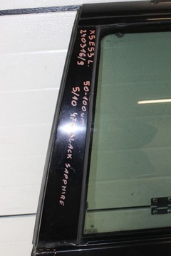DVEŘE LEVÝ ZADNÍ BMW X5 E53 475 - BLACK SAPHIRE