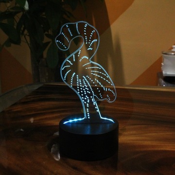 3D LED USB ПЛАМЯЩАЯ ЛАМПА НОЧНАЯ ЛАМПА ПУЛЬТ ДИСТАНЦИОННОГО УПРАВЛЕНИЯ 16 ЦВЕТОВ