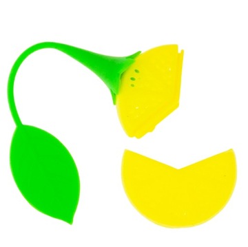 ZAPARZACZ DO HERBATY LIŚCIASTEJ ZIÓŁ SILIKONOWY CYTRYNKA CYTRYNA Z SILIKONU