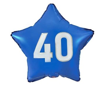 Balon foliowy niebieski 450 urodziny 18cali 45cm