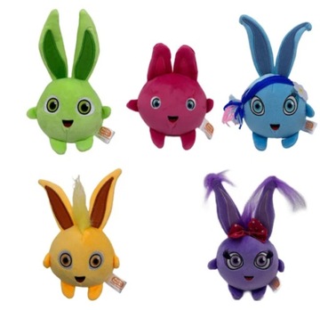 zestaw 5 sztuk słoneczne króliczki pluszowe Cartoon Solar Bunny maskotki