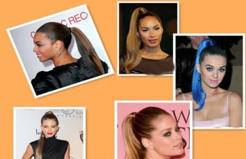 ПРИКРЕПЛЕННЫЙ коричневый хвост PONY 60см типа НАТУРАЛЬНЫЙ