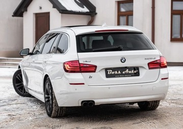BMW Seria 5 F10-F11 Limuzyna 520d 184KM 2014 BMW Seria 5 520d X-drive LCI Led Xenon Navi Camera Panorama Skora Full, zdjęcie 7