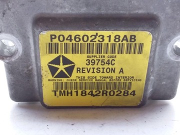39754C MODUL AIRBAG 3.5 V6 24V 185 2003 CHRYSLER 300 M (LR)