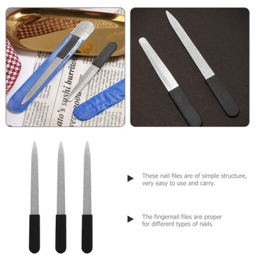 Пилочка для ногтей Салонные инструменты Инструменты Металл 3 шт.