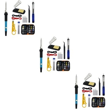 3 sets of 15 in 1 electric soldering iron set