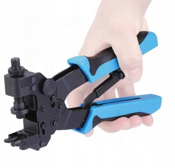 ОБЖИМНАЯ МАШИНА ДЛЯ ПРЯМОУГЛОВЫХ СОЕДИНИТЕЛЕЙ, ТИПА BNC RCA