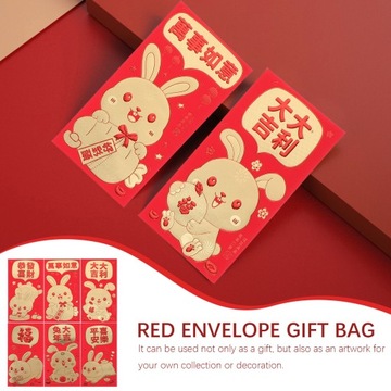 180 шт. КРАСНЫЙ КОНВЕРТ НА КИТАЙСКИЙ НОВЫЙ ГОД