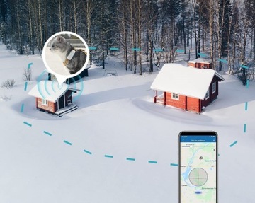 GPS ЛОКАТОР ЖИВОТНЫХ СОБАКА КОШКА Установить SIM-карту PL Сервер Нет подписки